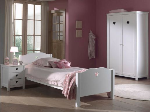 Complete slaapkamer AMORA wit