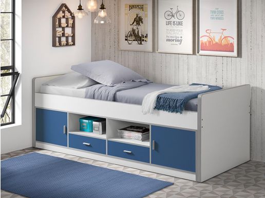 Bed BONNY I 90x200 cm blauw