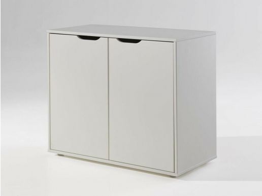 Commode ALIZE 2 deuren witte pijnboom