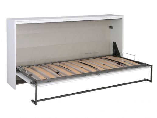 Opklapbed ALBANO 90x200 cm wit