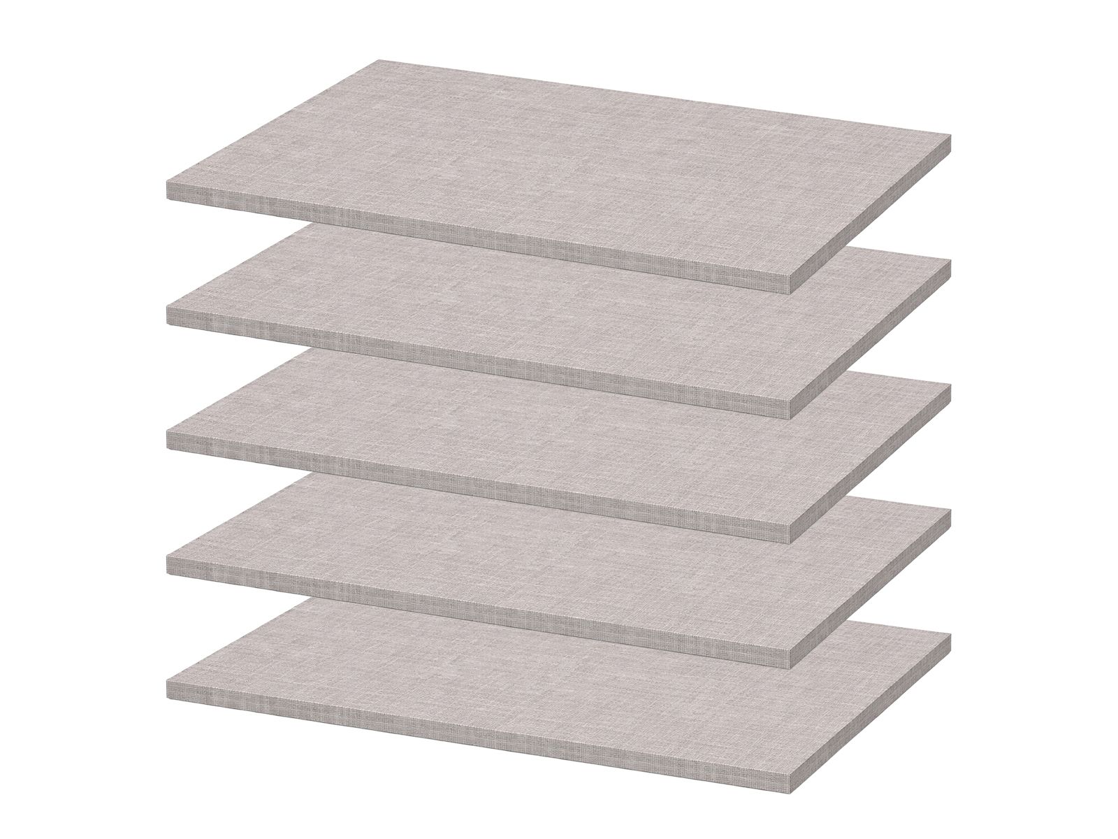 Legplank MINOTOR 66x50 cm natuurlijk linnen (lot van 5)