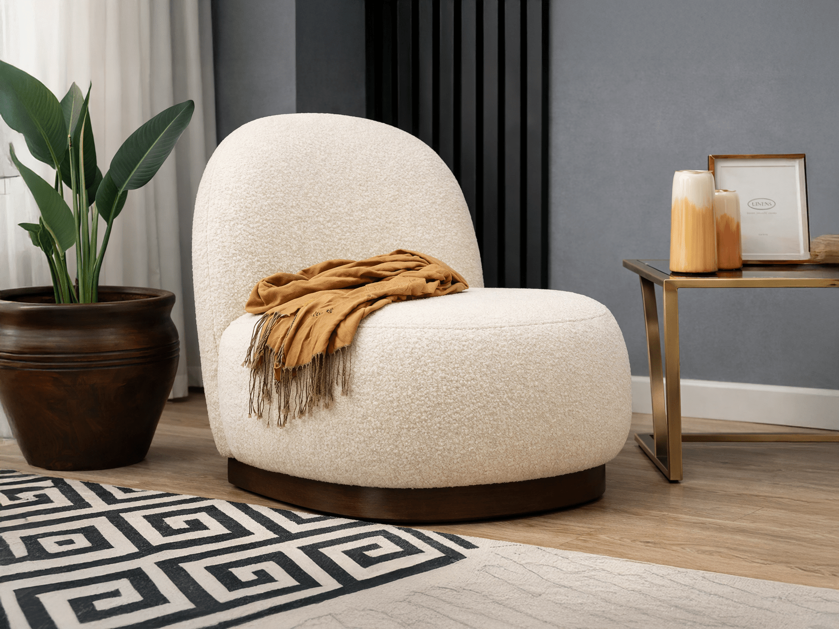 Fauteuil TINAMU wit 